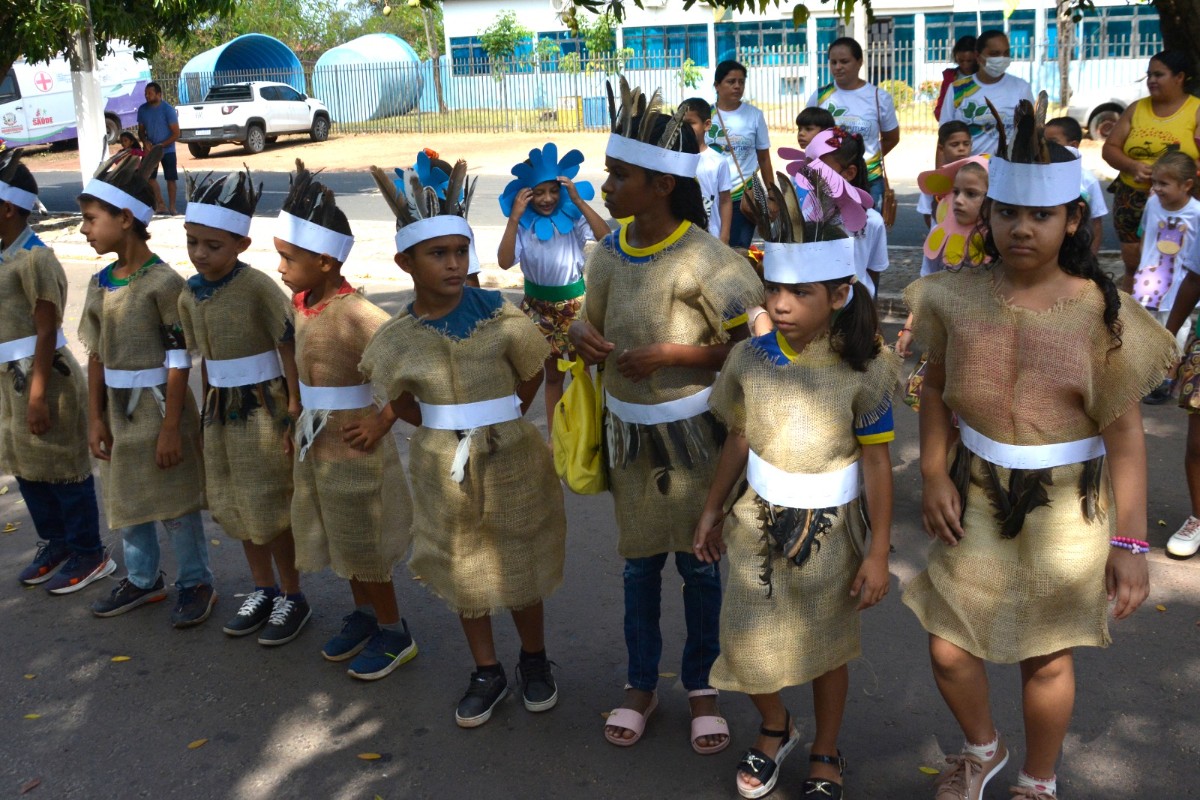 Prefeitura de Pau D’arco do Piauí realiza desfile cívico de 7 de Setembro: Meio Ambiente foi o tema do desfile