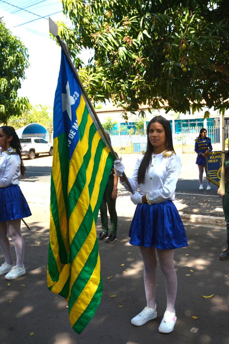 Prefeitura de Pau D’arco do Piauí realiza desfile cívico de 7 de Setembro: Meio Ambiente foi o tema do desfile