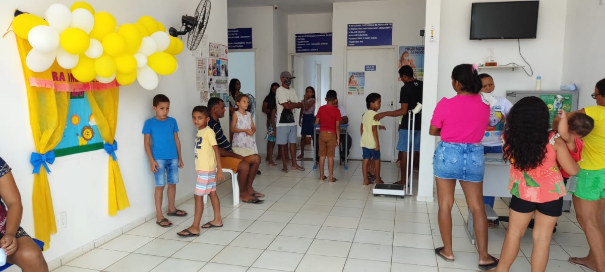 Pau D’arco do Piauí realizou ‘Dia D’ de Multivacinação para crianças e adolescentes neste sábado
