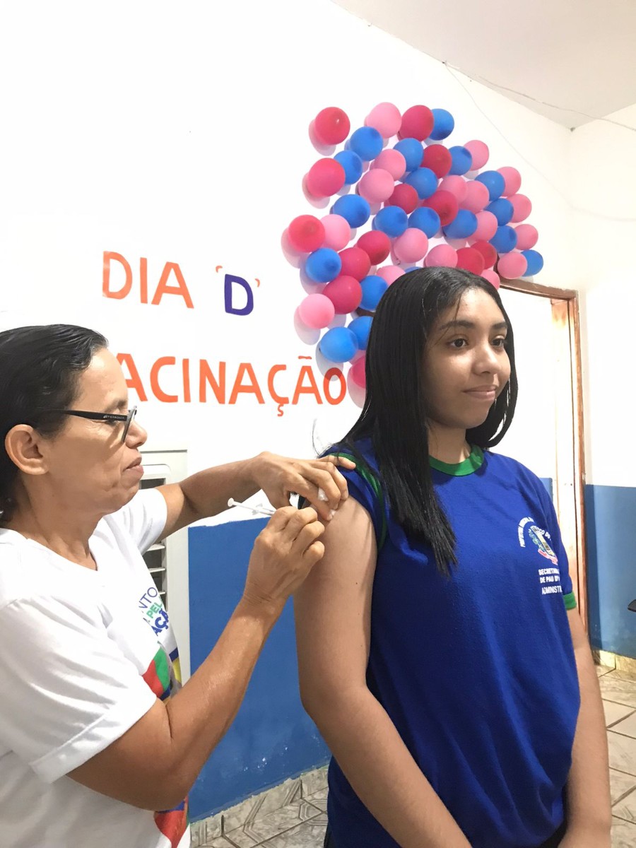 Pau D’arco do Piauí realizou ‘Dia D’ de Multivacinação para crianças e adolescentes neste sábado