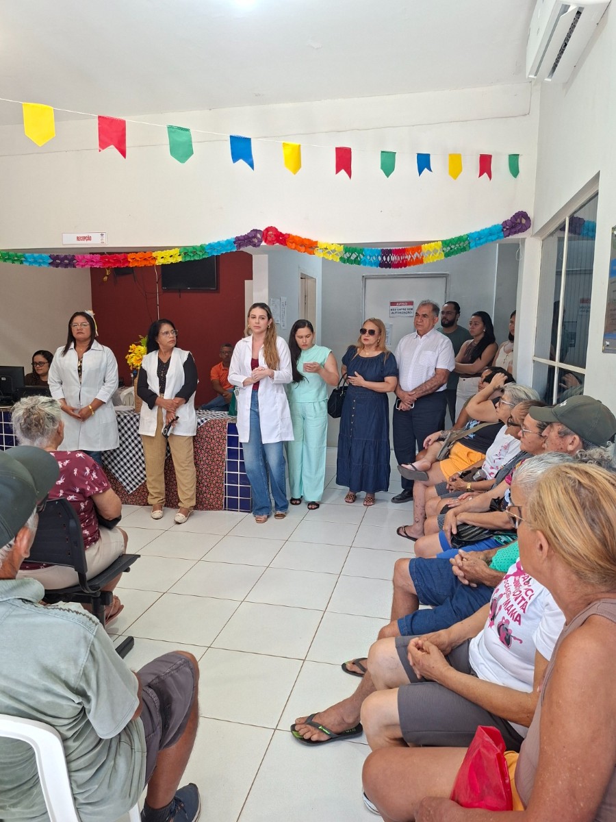 PAU D&rsquo;ARCO DO PIAU&Iacute; REALIZA PALESTRA PARA DIAB&Eacute;TICOS EM CLIMA JUNINO
