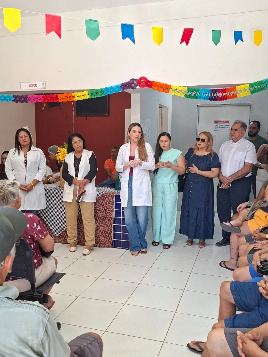 PAU D&rsquo;ARCO DO PIAU&Iacute; REALIZA PALESTRA PARA DIAB&Eacute;TICOS EM CLIMA JUNINO