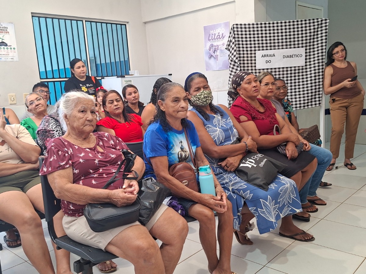 PAU D&rsquo;ARCO DO PIAU&Iacute; REALIZA PALESTRA PARA DIAB&Eacute;TICOS EM CLIMA JUNINO
