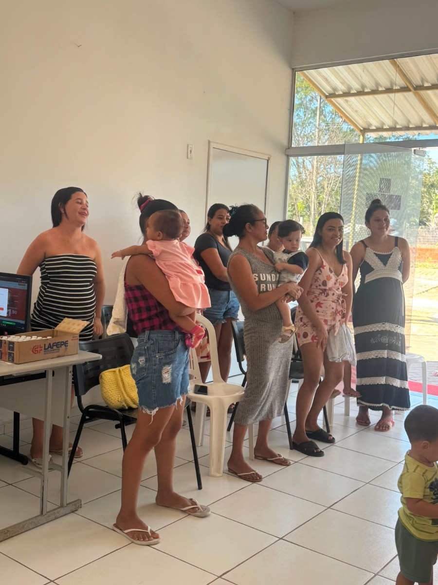 Agosto Dourado: UBS José Rodrigues Bacelar promove ação sobre aleitamento materno na zona rural de Pau D’arco do Piauí