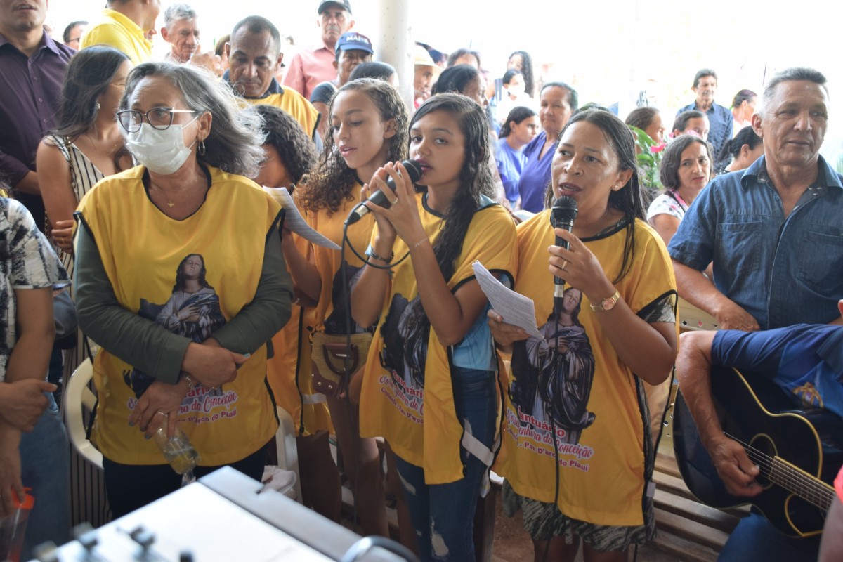 Prefeito Nilton Bacelar participa do encerramento da Festa de Nossa Senhora da Conceição em Pau D’arco do Piauí