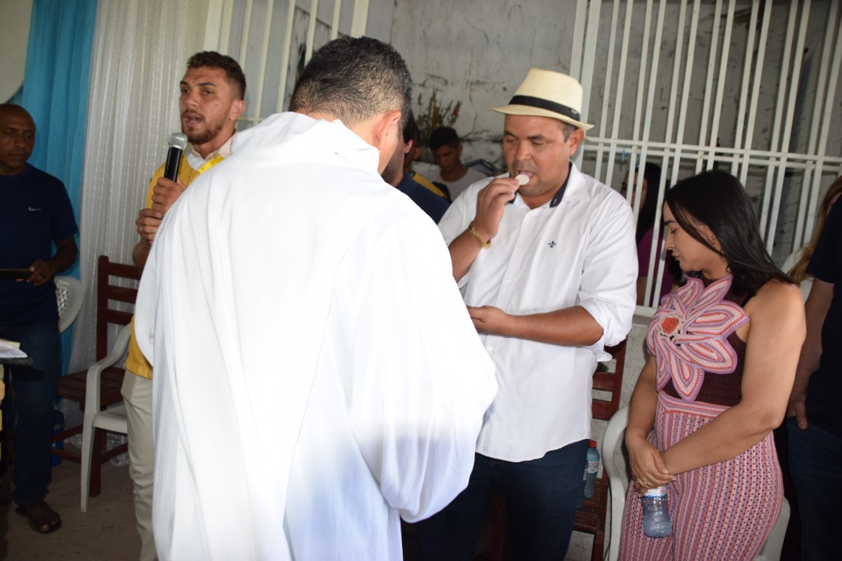 Prefeito Nilton Bacelar participa do encerramento da Festa de Nossa Senhora da Conceição em Pau D’arco do Piauí