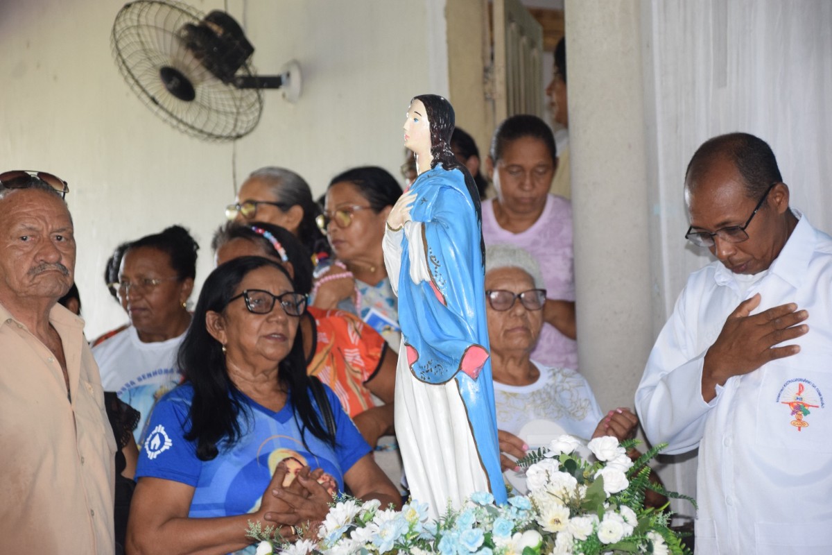 Prefeito Nilton Bacelar participa do encerramento da Festa de Nossa Senhora da Conceição em Pau D’arco do Piauí