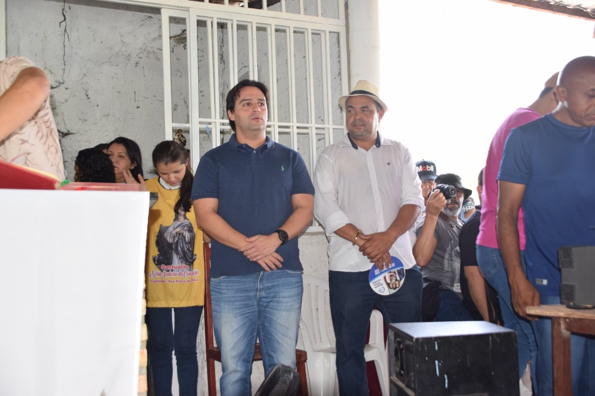 Prefeito Nilton Bacelar participa do encerramento da Festa de Nossa Senhora da Conceição em Pau D’arco do Piauí