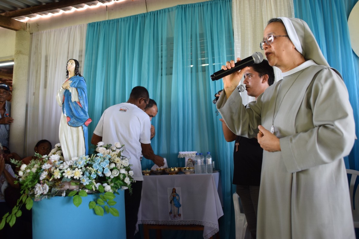 Prefeito Nilton Bacelar participa do encerramento da Festa de Nossa Senhora da Conceição em Pau D’arco do Piauí