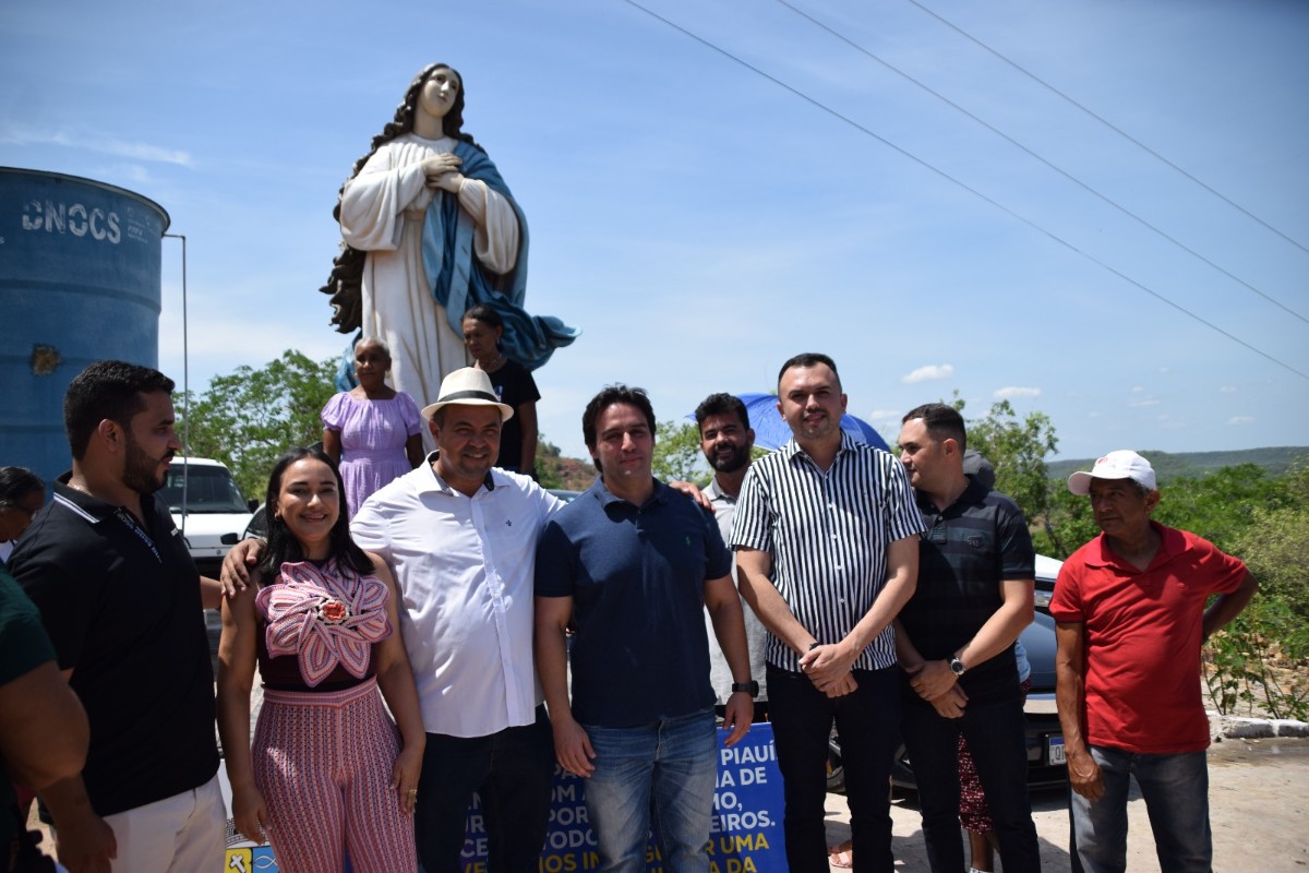 Prefeito Nilton Bacelar participa do encerramento da Festa de Nossa Senhora da Conceição em Pau D’arco do Piauí