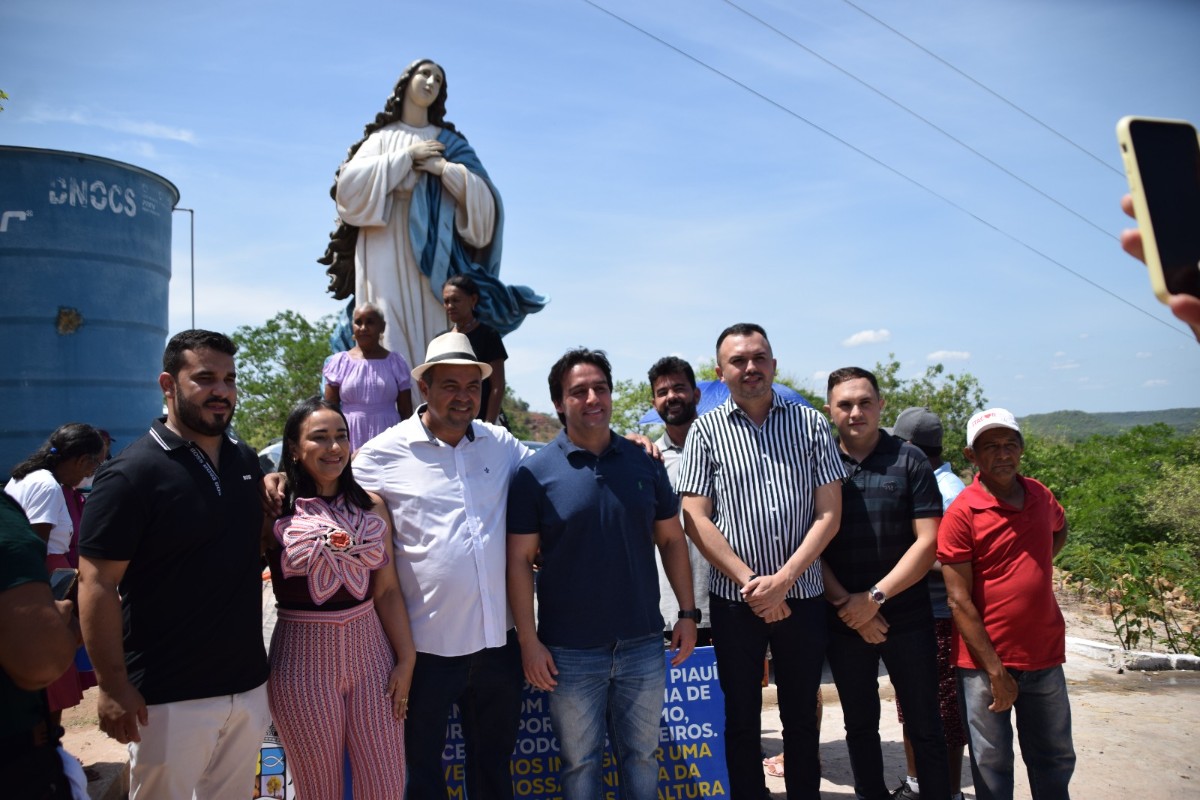 Prefeito Nilton Bacelar participa do encerramento da Festa de Nossa Senhora da Conceição em Pau D’arco do Piauí