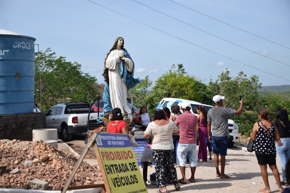 Prefeito Nilton Bacelar participa do encerramento da Festa de Nossa Senhora da Conceição em Pau D’arco do Piauí