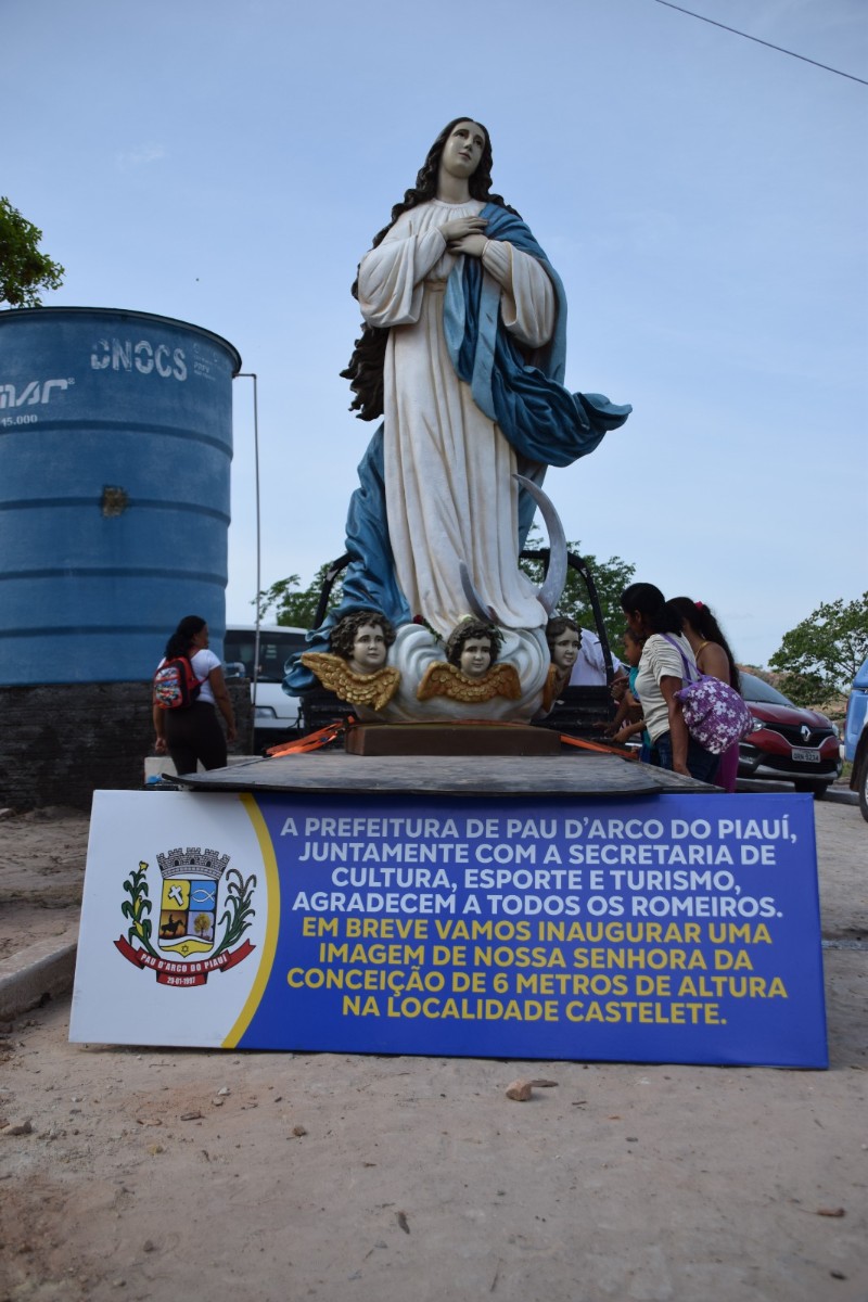 Prefeito Nilton Bacelar participa do encerramento da Festa de Nossa Senhora da Conceição em Pau D’arco do Piauí