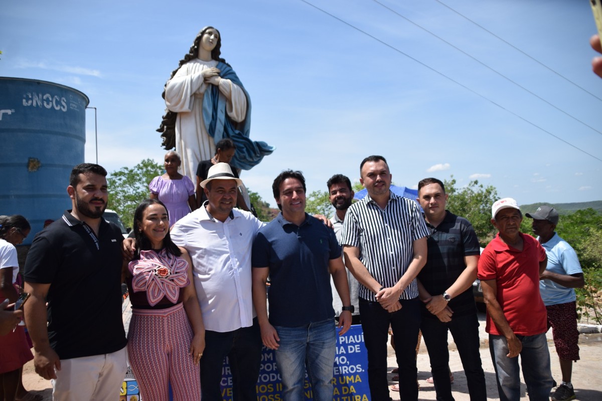 Prefeito Nilton Bacelar participa do encerramento da Festa de Nossa Senhora da Conceição em Pau D’arco do Piauí