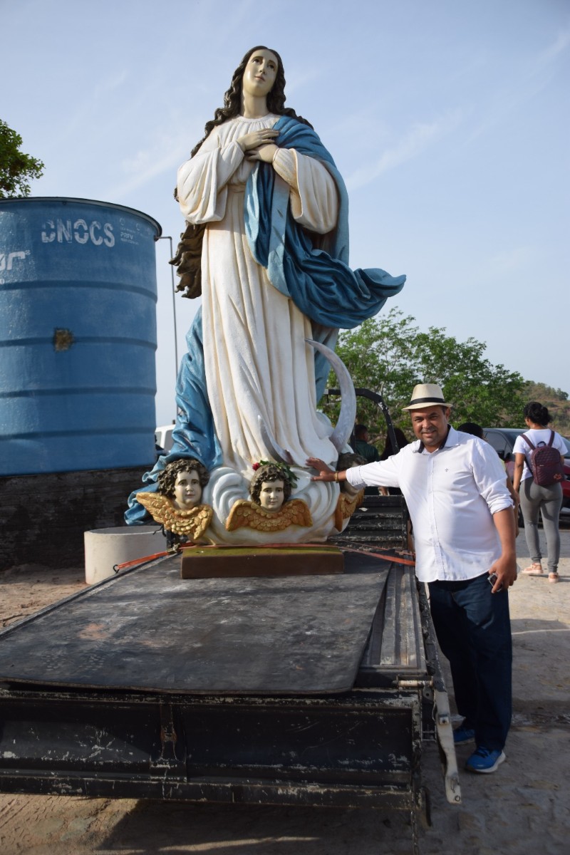 Prefeito Nilton Bacelar participa do encerramento da Festa de Nossa Senhora da Conceição em Pau D’arco do Piauí