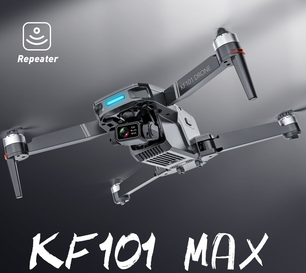 Drone kf101 max 4k profissional câmera com gimbal de 3-eixo e motores brushless com 02 baterias  R$ 1.800,00