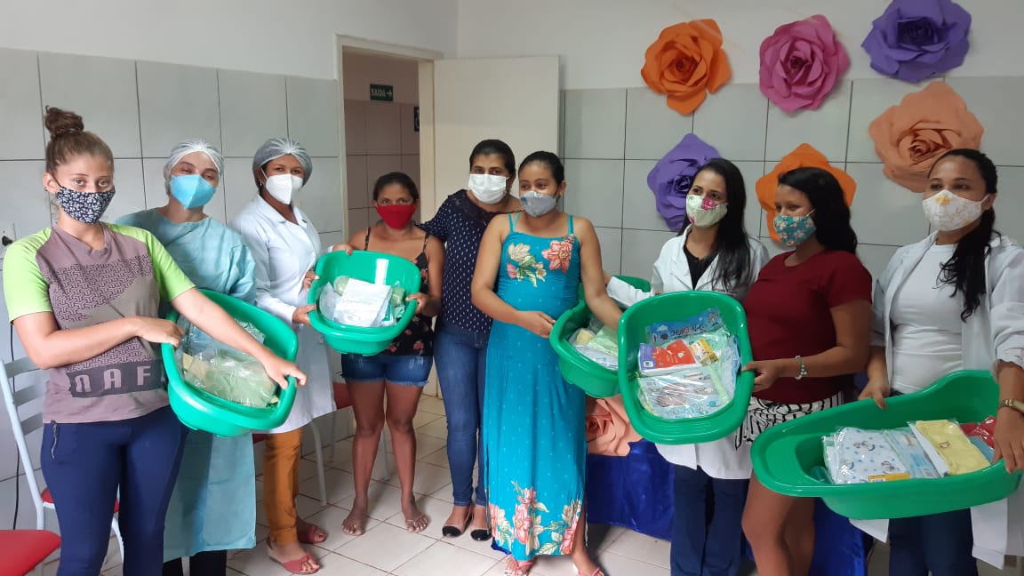 Secretaria de Assistência Social e Sec. Municipal de Saúde realiza entrega de enxovais para gestantes na Zona Rural do Munícipio