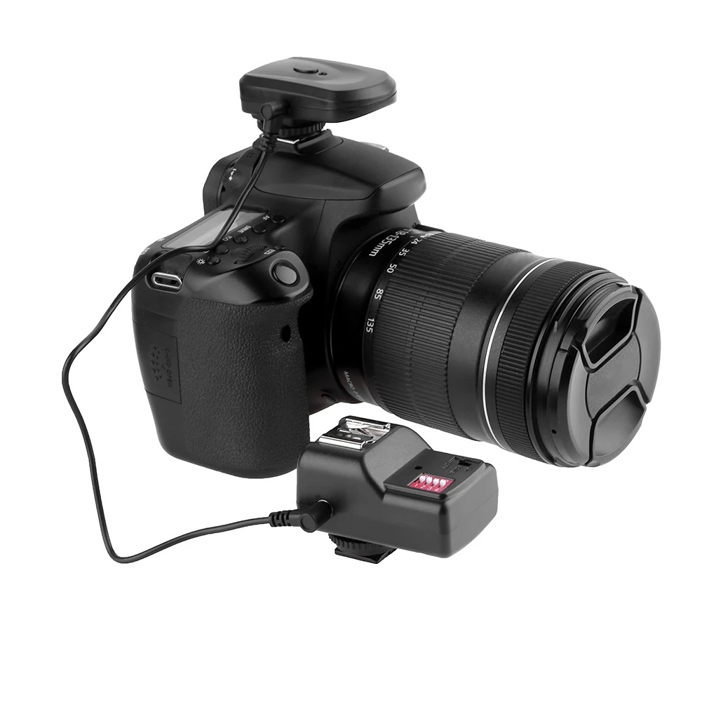 flash sem fio/gatilho de rádio/receptor de flash para canon nikon pentax 600d d3100 d7000 d90 60d photo studio