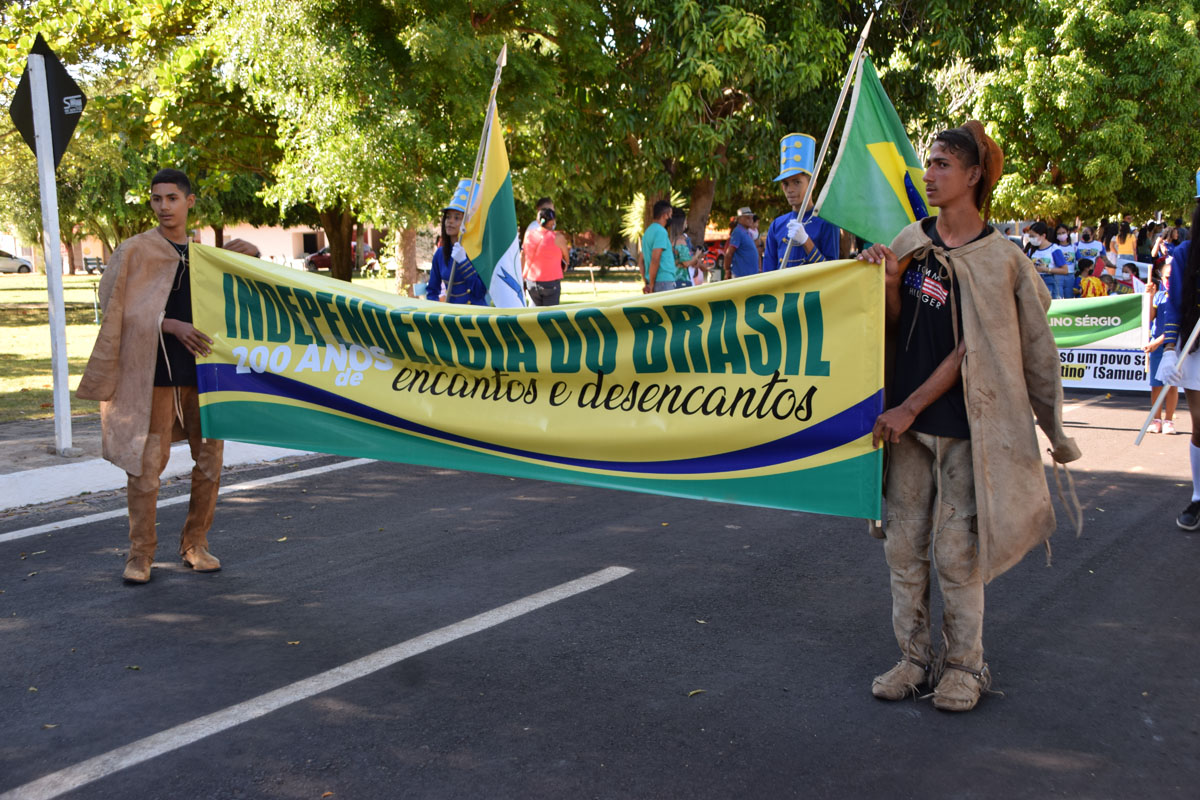 Prefeitura de Pau D’arco do Piauí realiza tradicional Desfile cívico de 7 de setembro.