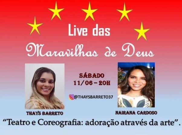 LIVE LÍDER DO TEATRO E COREOGRAFIA