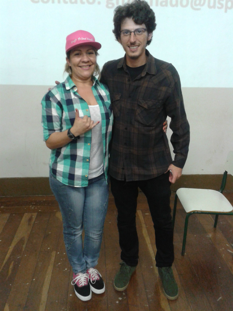 Com Giancarlo Machado