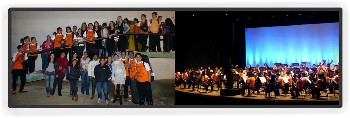 Alunos no Teatro Estadual