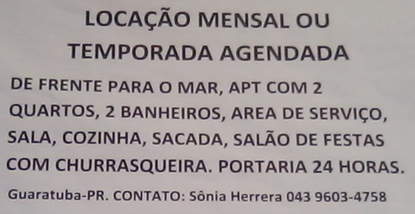   	  ***  Você prefere um anúncio em destaque com uma melhor aparência, fale conosco!