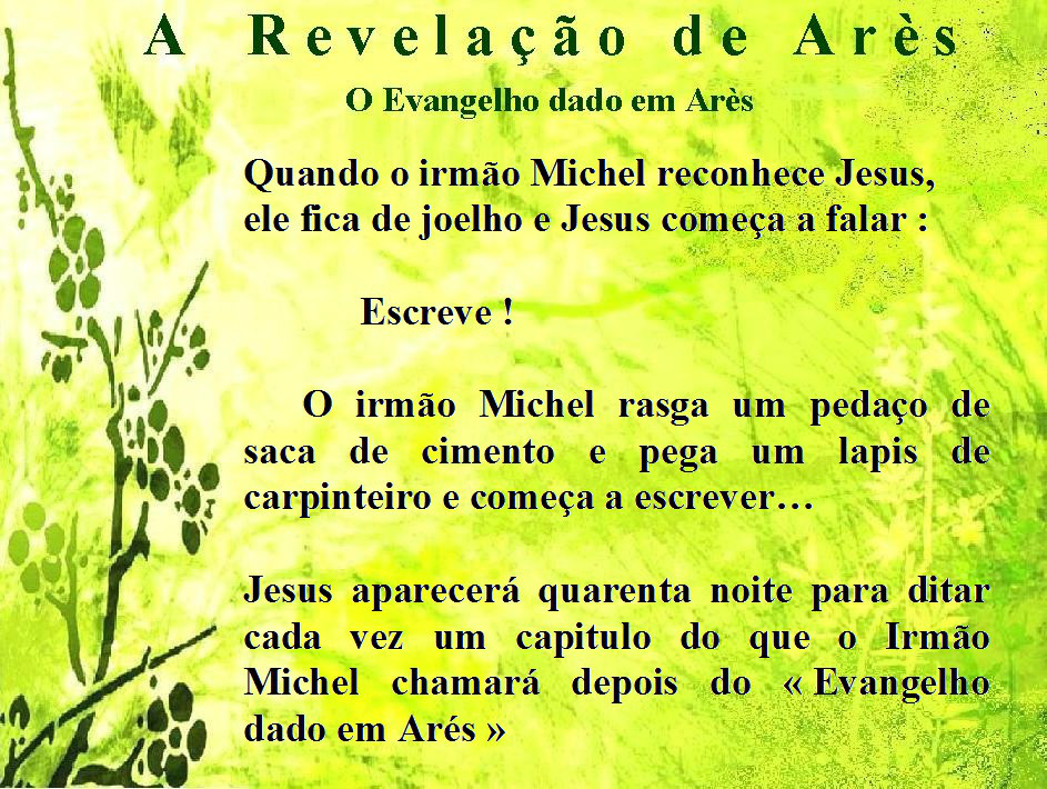 Quando o irmao Michel reconhece Jesus