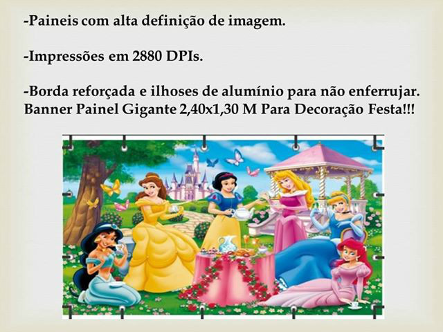 Painel Princesas