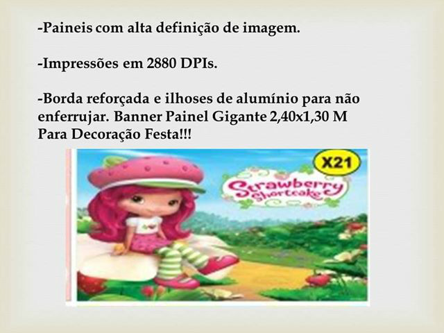 Painel Moranguinho