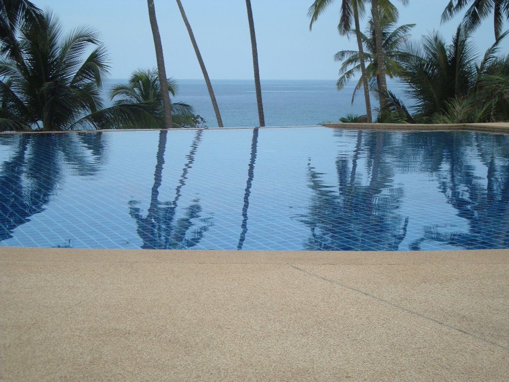 terrace and sea