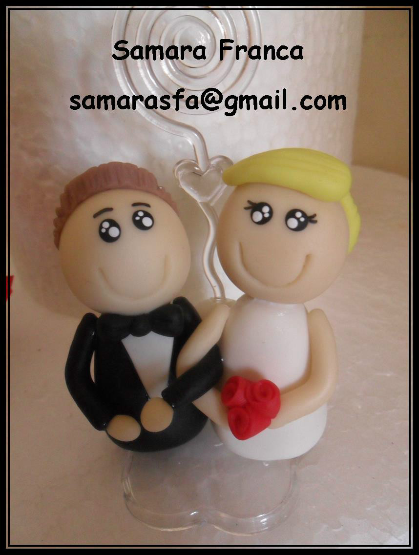 lembrancinha casamento biscuit