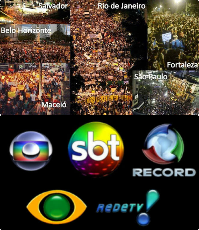 MANIFESTAÇÕES X IMPRENSA