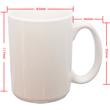 Caneca  Cerâmica Branca