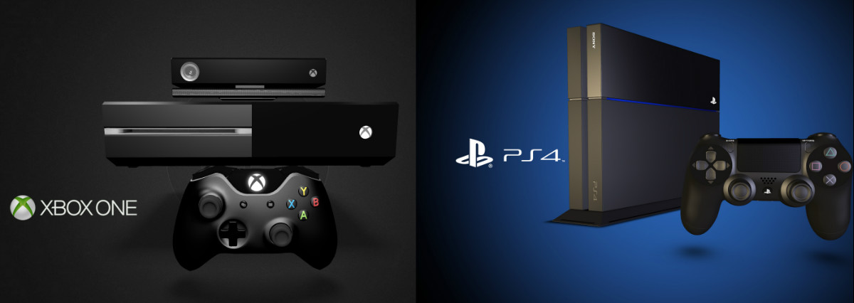 Vejo o Xbox One e o PlayStation 4 em 3D