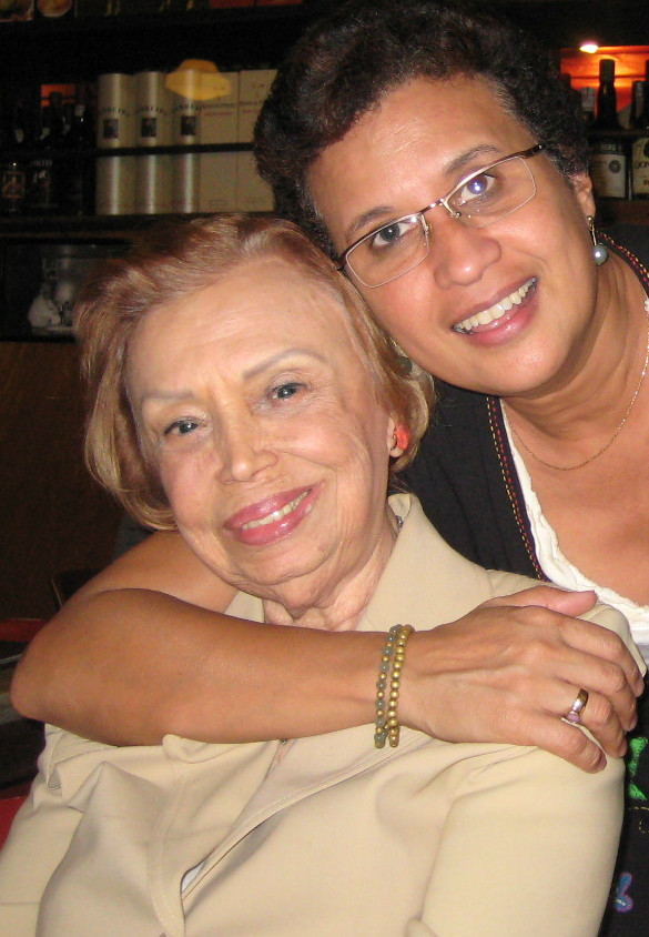 Com a escritora Annita Hartman