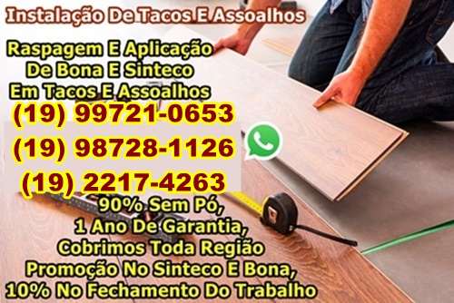 Empresa Raspadora, raspagem de tacos, assoalhos em Sorocaba