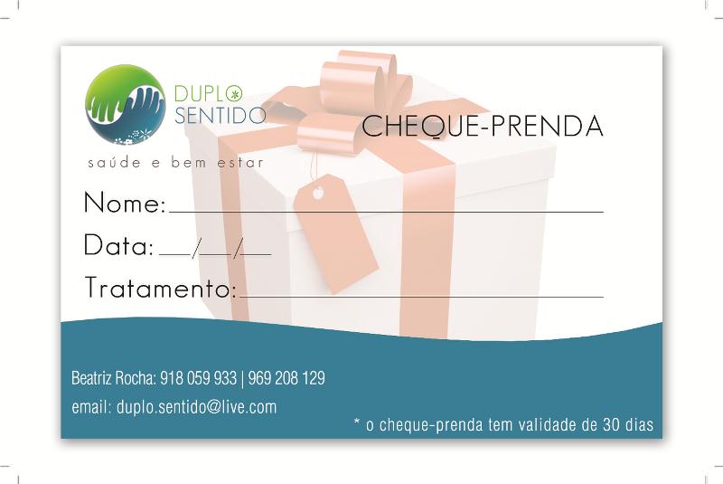 Cheque Prenda Duplo Sentido