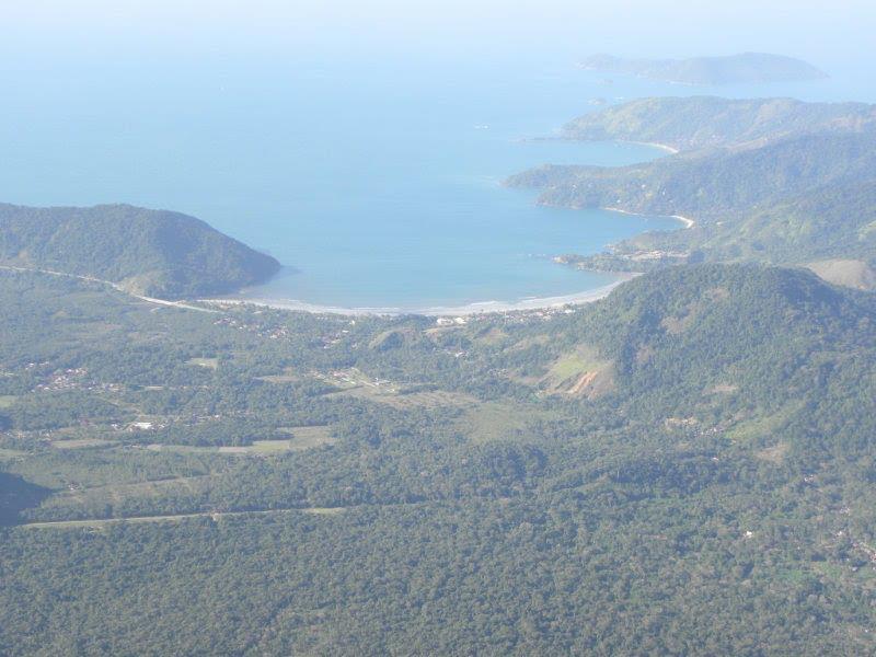 visual lindo do alto praias de ubatuba