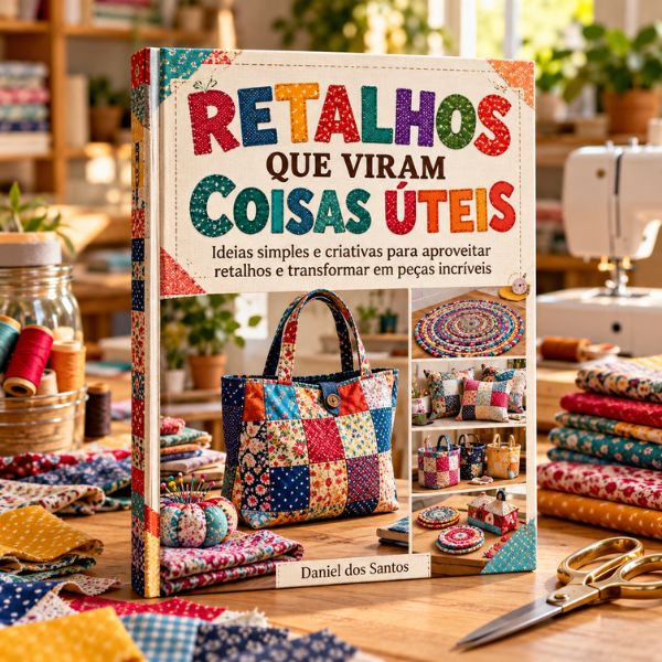 Capa do livro digital Retalhos que Viram Coisas Úteis