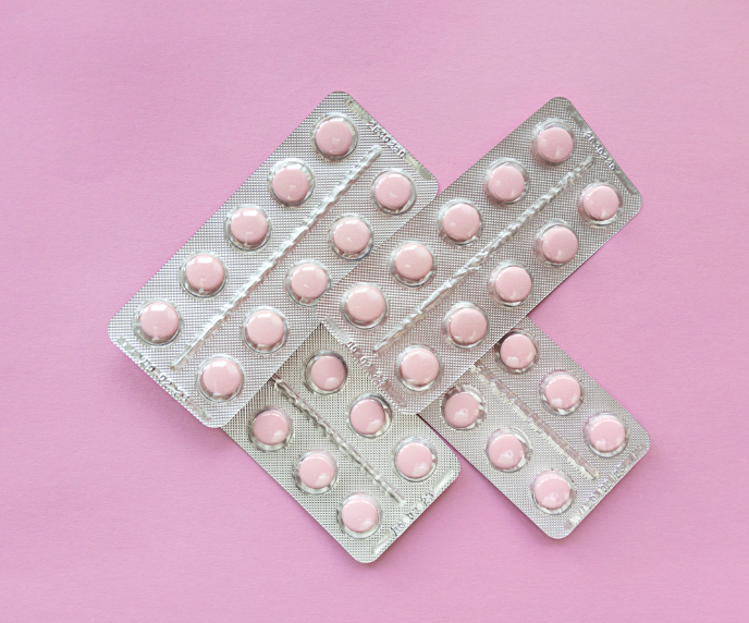 Foto de 4 cartelas de comprimidos