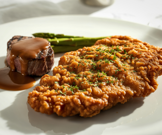 Foto de bife &agrave; milanesa