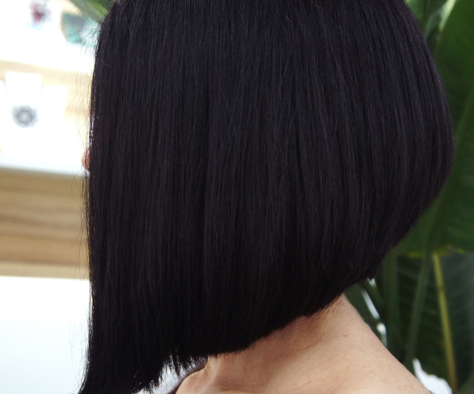 Foto de cabelo assim&eacute;trico