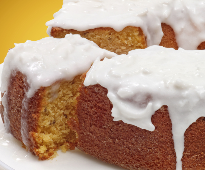 Foto de bolo com cobertura