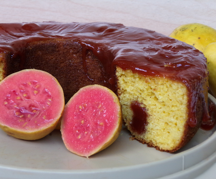 Foto de bolo de goiaba