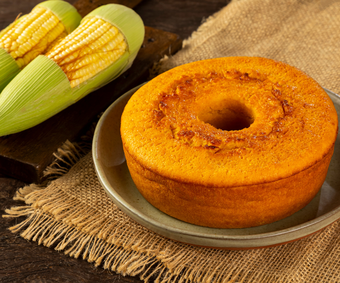 Foto de bolo de milho