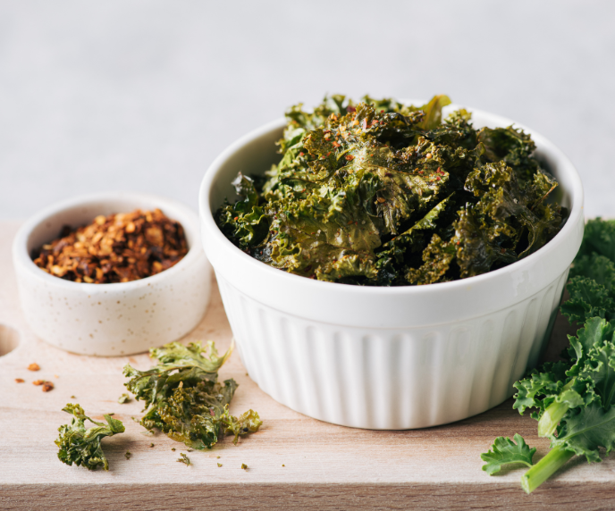 Foto de chips de couve