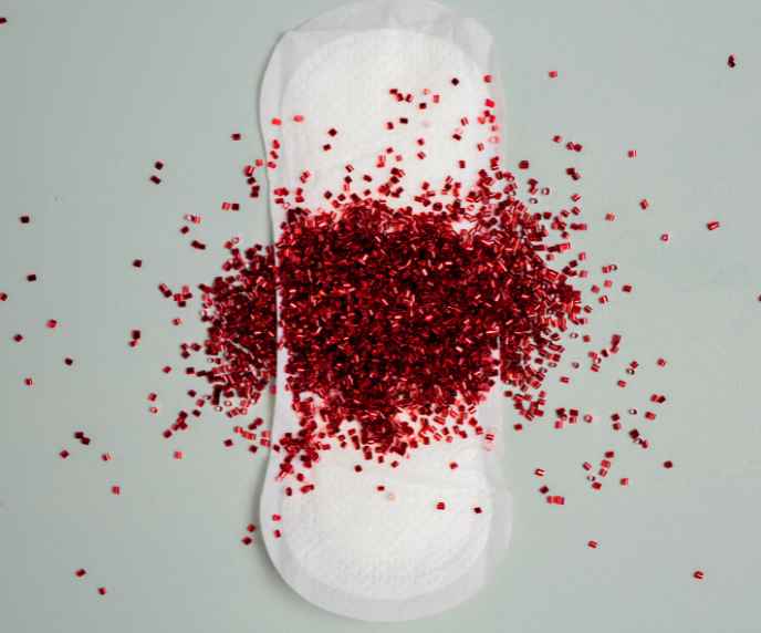 Foto de absorvente menstrual