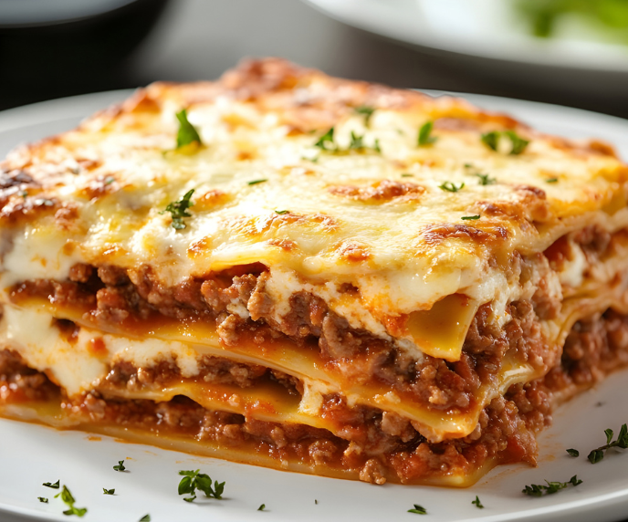 Foto de lasanha de carne