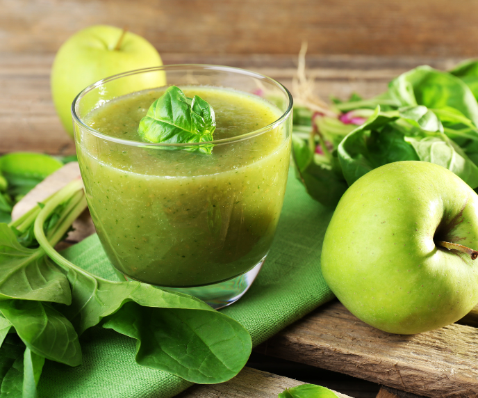 Foto de suco Detox de ma&ccedil;&atilde; verde e espinafre